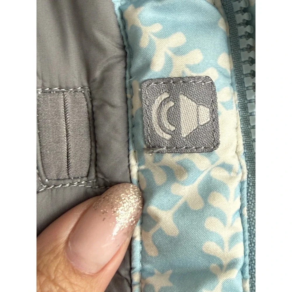 The North Face Jacket Girls Large 14 16 Blue HyVent Removable Hood Parka Coat